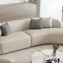 Tech Cloth Upholstered Modern 3-Seat Sofa With Foam Fill And No Distressing