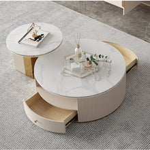 Alinda Italian light luxury rock plate tea table