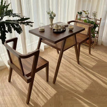 Alinda Dining Table and chair  stackable storage design