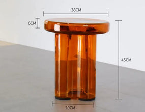 Alinda Nordic Light Luxury Glass transparent Coffee Table