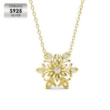 SITA JEWELRY Crystal Christmas Gift Snowflake Jewelry Pendant Necklace