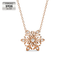 SITA JEWELRY Crystal Christmas Gift Snowflake Jewelry Pendant Necklace