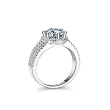 SITA Jewelry: S925 Silver Moissanite 2-Carat Ring