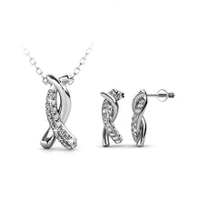 SITA JEWELRY Twist Charm Pendant and Earrings Set