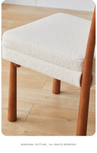 Alinda Cream Style Cosmetic Chair  Wood Backrest Dressing
