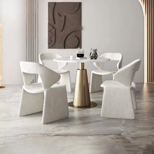 Alinda Italian Minimalist Cashmere Dining Chairs