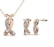 SITA JEWELRY Twist Charm Pendant and Earrings Set