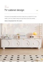 Cream Style French TV Cabinet Small Apartment Living Room