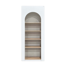 Alinda  Mira Modern Display Shelf Curved Door Display