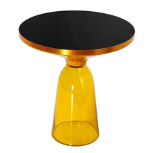 Alinda Classic modern glass Bell Side Table 3489 - ALINDA DECOR