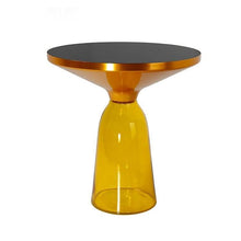 Alinda Classic modern glass Bell Side Table 3489 - ALINDA DECOR