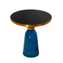 Alinda Classic modern glass Bell Side Table 3489 - ALINDA DECOR
