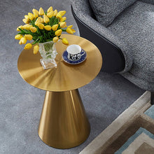 Alinda elegant design brass center table metal round side tables coffee table - ALINDA DECOR