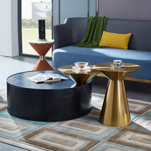 Alinda elegant design brass center table metal round side tables coffee table - ALINDA DECOR