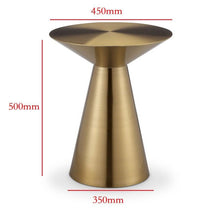 Alinda elegant design brass center table metal round side tables coffee table - ALINDA DECOR