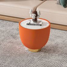 Alinda Elegant White Stone Coffee Table - ALINDA DECOR