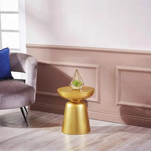 Alinda Minimalist Bedside Round Table 1882 - ALINDA DECOR