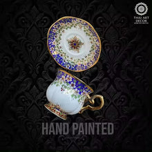 WINDSOR Cup And Saucer 200 ML Handpainted Premium Handicraft Best Seller From Thailand Luxury Collection