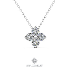 SITA Jewelry: Premium Austrian Rhinestone Crystal Necklace 925 Silver