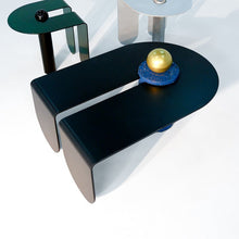 Modern simple creative black tea table small apartment living room - ALINDA DECOR