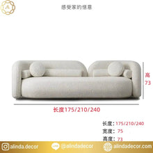 Nordic Style Stretch Sofa Velvet Bed Tatami Longue Couch Floor White Unusual Designer Luxury Canape Salon Living Home Furniture - ALINDA DECOR