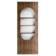 Alinda Mira  Modern Display Shelf Curved Door Display