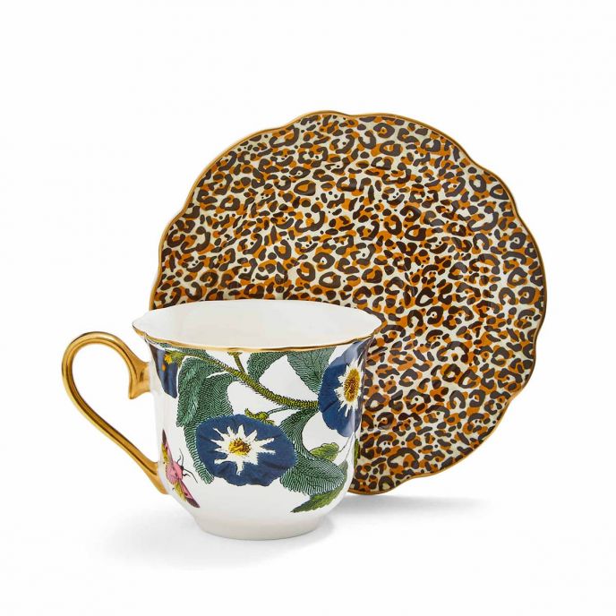Creatures of Curiosity Floral Teacup & Saucer Creatures of Curiosity Floral Teacup & Saucer