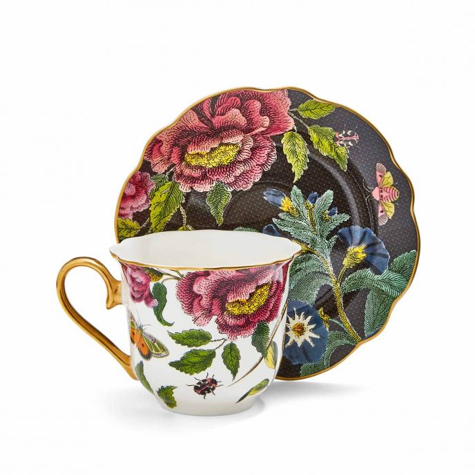 Creatures of Curiosity Dark Teacup & Saucer Creatures of Curiosity Dark Teacup & Saucer